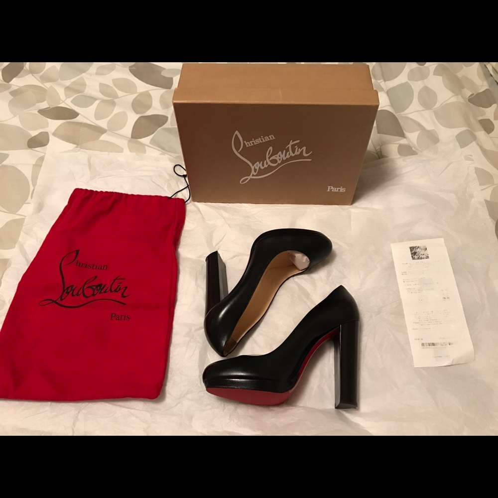Christian Louboutin Black Heels Size 39